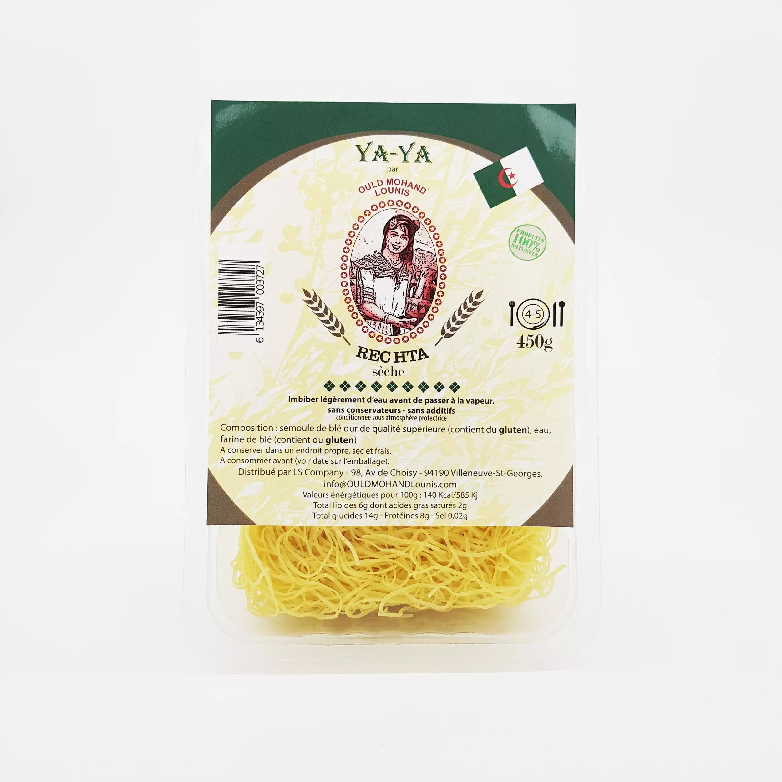 Rechta traditionnelle Sèche | 450g